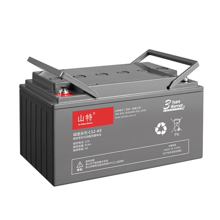 山特（SANTAK）C12-65 山特UPS电源电池免维护铅酸蓄电池 12V65AH 铅酸电池