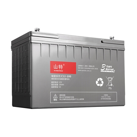 山特（SANTAK）C12-100 山特UPS电源电池免维护铅酸蓄电池 12V100AH 铅酸电池